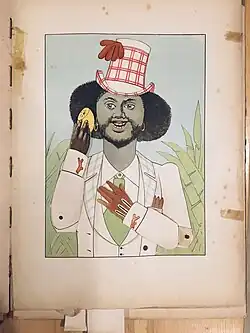 The Moor from Attention! Pull tab moves arms.