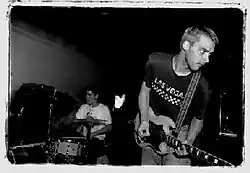 Ryan Nelson (left) and Marc Nelson (right) during a live performance.