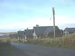 Porth Crigyll Estate – mainly holiday homes – built upon the old site of the Bay Hotel