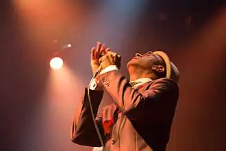 Amos at the Ramblin' Roots festival in Utrecht