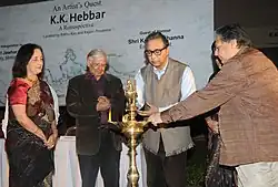 Inauguration of K. K. Hebbar's retrospective