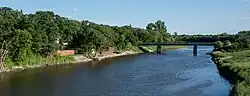 The Souris River and bridge