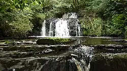 The waterfall at Gortclohy.