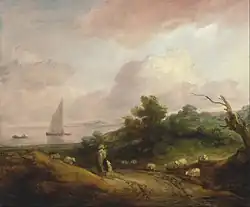 Coastal Landscape with a Shepherd and His Flock (c. 1783–84), Yale Center for British Art