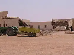 Image 1Remains of the former Spanish barracks in Tifariti after the Moroccan airstrikes in 1991 (from Western Sahara)