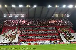 Standard fan group, Ultras Inferno 96, celebrating their 15-year anniversary in July 2012