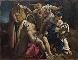 Tintoretto Lamentation, 227 × 294&nbsp;cm