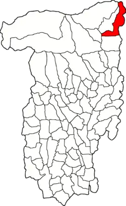 Location in Vâlcea County