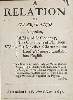 Title page of a 1635 book