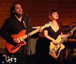 Tito Larriva and his daughter Lolita Carroll Larriva in 2016