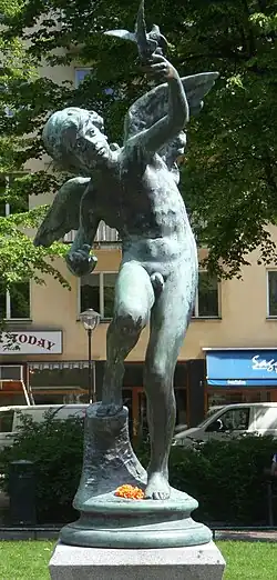 Tjusningen (Fascination) from 1880, since 1917 at Mariatorget in Stockholm.