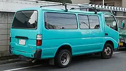 Rear view of Route Van