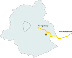 Map of route 44.