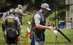 Trap shooting at the 2015 World Police and Fire Games in USA