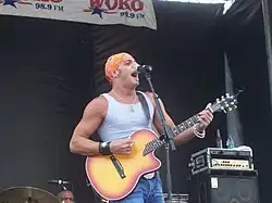 Tomlinson singing at the seventh annual Country Music Festival in Essex, Vermont, on July 9, 2006.