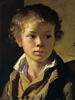 Portrait of Arseny Tropinin, son of the artist, 1818