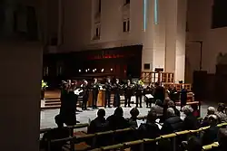 Tudor Consort performing in Wellington Cathedral of St Paul