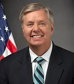 Senator and 2016 presidential candidate Lindsey Graham from South Carolina (2003–present)[73]
