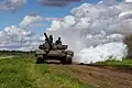 T-72M1R upgraded with Kontakt-1 in Ukraine