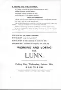 Campaign Flyer 1924. A Word to the Women
