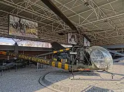 A US Army OH-23 helicopter captured by the North Korean military in 1963.