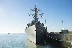 USS&nbsp;Ross Conducting Naval Operations