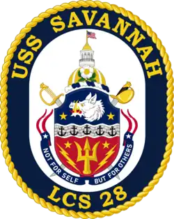 USS Savannah Coat of Arms