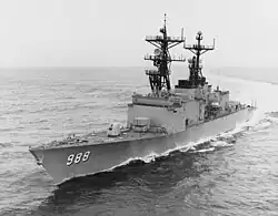 USS Thorn in the 1980s