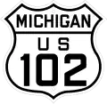 US Highway 102 marker