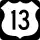 U.S. Route 13 Alternate marker