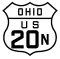 U.S. Route 20N marker