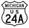 US Highway 24A marker