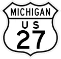 Business US Highway 27 marker