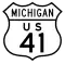 Business US Highway 41 marker