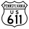 U.S. Route 611 Alternate marker
