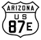 U.S. Route 87E marker