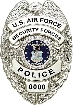 Department of the Air Force Law Enforcement Badges (Civilian)