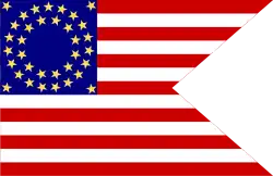 Guidon of the USA 7th Cavalry Regiment (19th century)