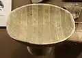 Ubaid 0-1 footed bowl from Godin Tepe, currently in the Oriental Institute Museum