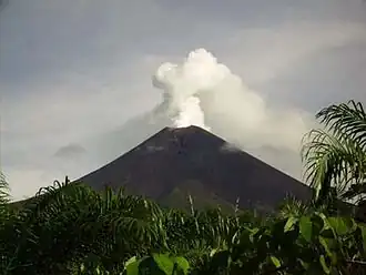 Image 1A stratovolcano in Ulawun on the island of New Britain in Papua New Guinea (from Pacific Ocean)