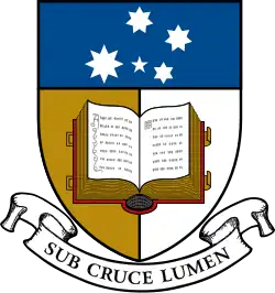 This is the coat of arms of the university.