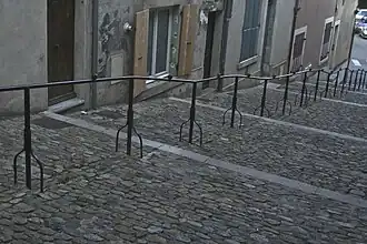 Stairs of the côte Saint-Martin