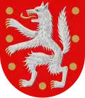 A coat of arms of the Valtimo municipality (Finland)