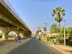 Vatluru Flyover Under Construction