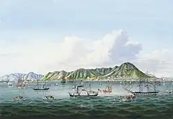 View of Hong Kong, 1855