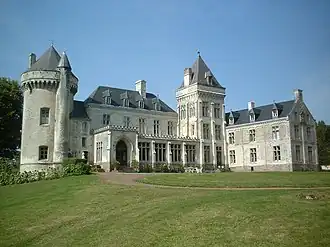 The chateau of Villers-Châtel