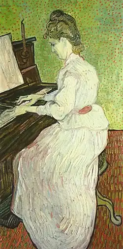 Marguerite Gachet, 1890 Oil on canvas, 102 x 50 cm Kunstmuseum, Basel