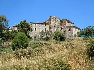 The chateau in Vinezac