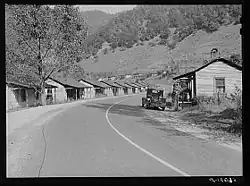 Company homes in Virgie in 1940
