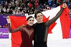 Virtue and Moir at the 2018 Winter Olympics in Pyeongchang